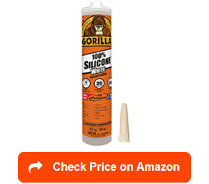 gorilla clear 100 percent silicone sealant