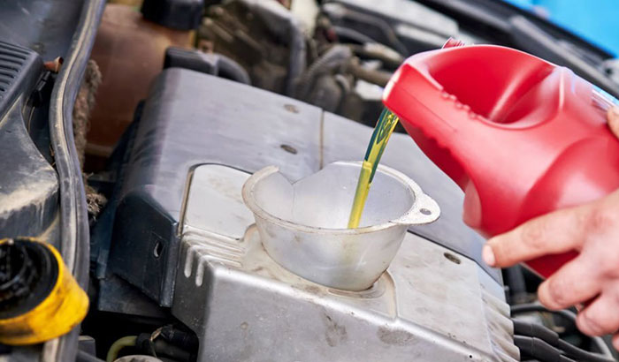 how to change the boat engine oil