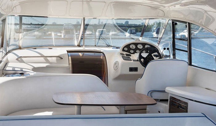 steps to thoroughly clean the boat interior