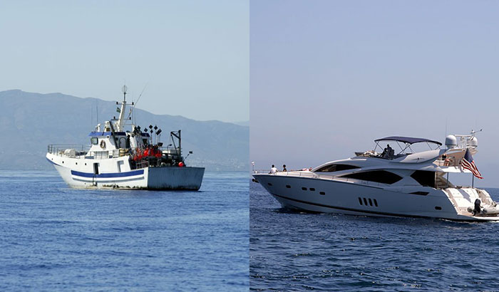 trawler vs motor yacht