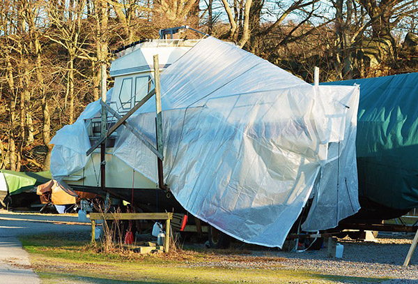 tips when washing a boat cover